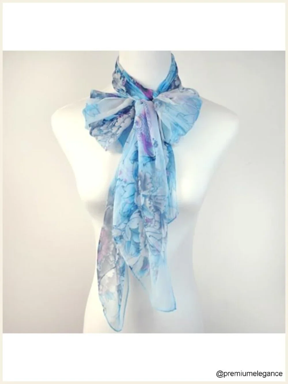 Women's Lightweight Silk Scarf Wrap Shawl Fashion Accessory